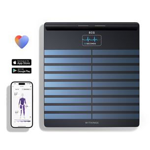 Withings Body Scan, black - Diagnostic bathroom scale