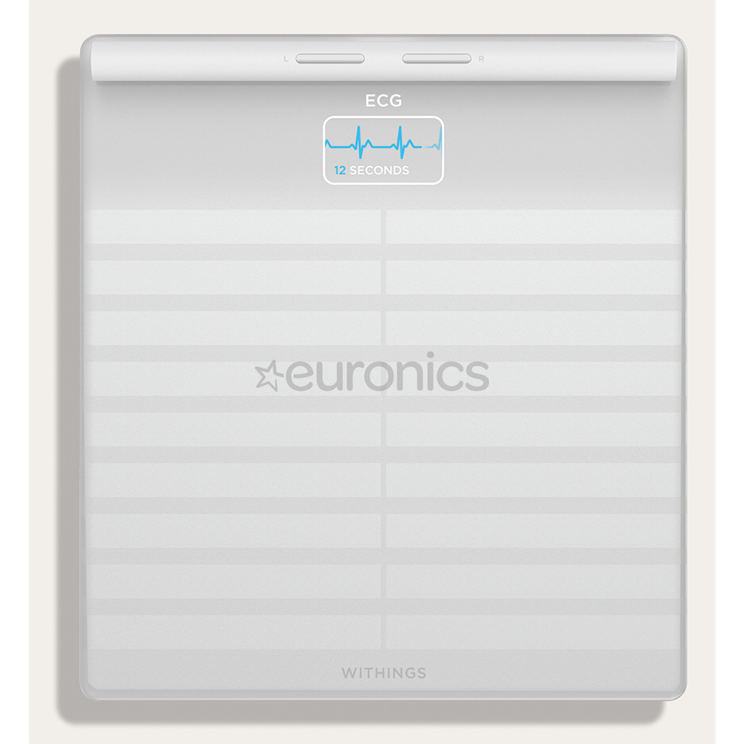 Withings Body Scan, balta - Diagnostiskie elektroniskie svari