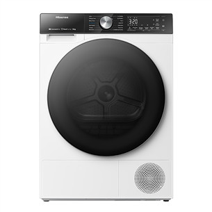 Hisense, 10 kg, dziļums 61 cm, balta - Veļas žāvētājs DH5S102BW/PL