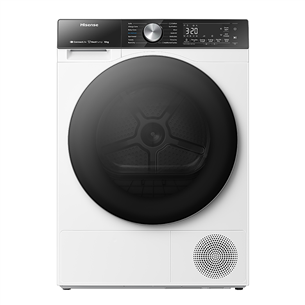 Hisense, 10 kg, dziļums 64 cm, balta - Veļas žāvētājs DH5S102BW/PL