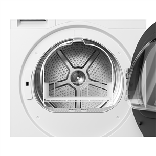 Hisense, 10 kg, dziļums 61 cm, balta - Veļas žāvētājs
