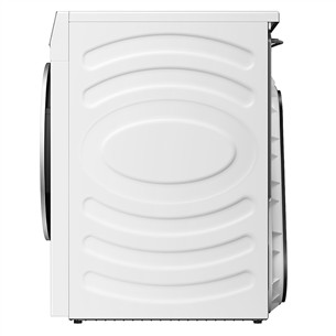 Hisense, 10 kg, dziļums 61 cm, balta - Veļas žāvētājs