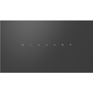 Bosch, Series 4, 768 m³/h, platums 60 cm, melna - Tvaika nosūcējs