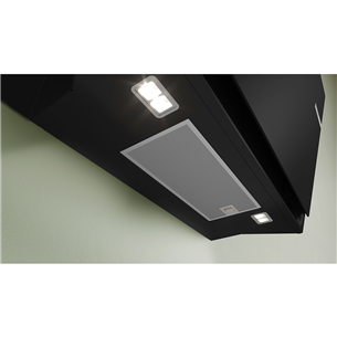 Bosch, Series 6, 915 m³/h, width 80 cm, black - Cooker hood