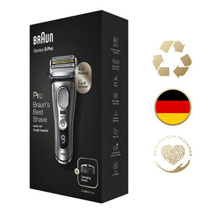 Braun Series 9 Pro, sudraba - Skuveklis