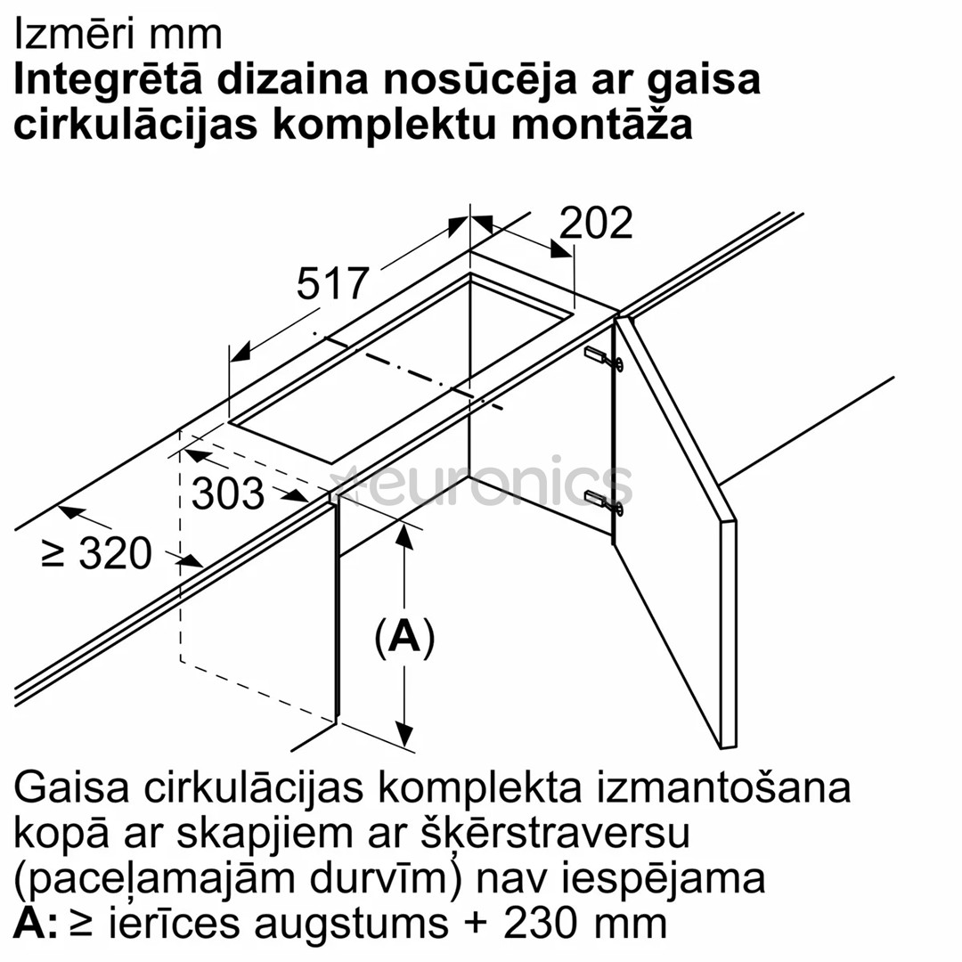 Bosch - Komplekts tvaika nosūcējam