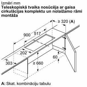 Bosch - Komplekts tvaika nosūcējam