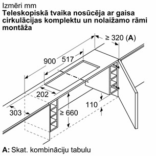 Bosch - Komplekts tvaika nosūcējam