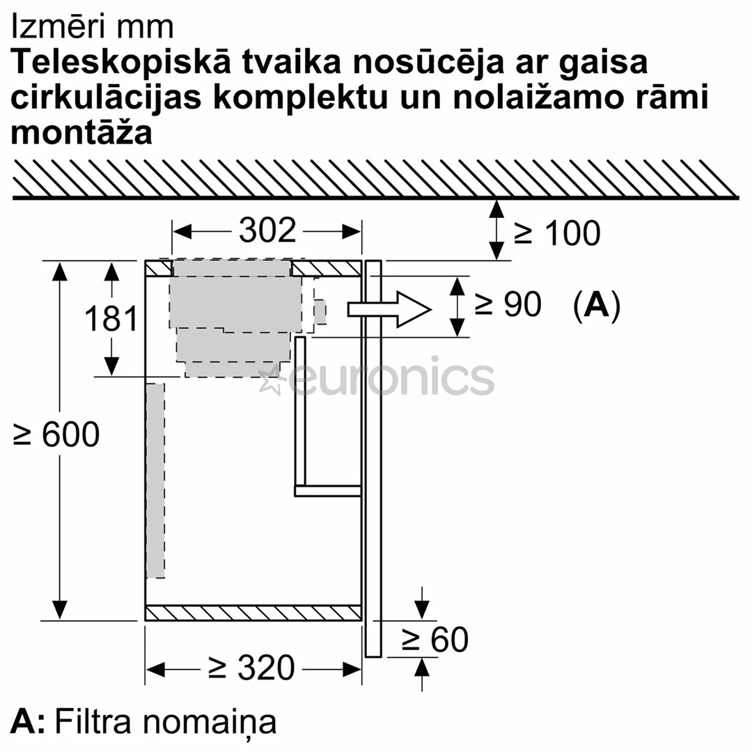 Bosch - Komplekts tvaika nosūcējam