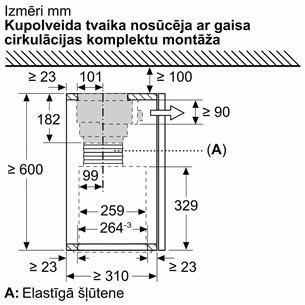 Bosch - Komplekts tvaika nosūcējam