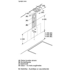 Bosch, Series 4, 768 м³/ч, ширина 60 см, черный - Вытяжка