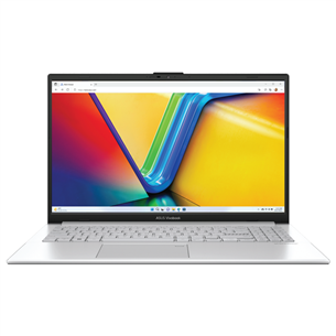 Asus VivoBook GO 15, 15.6", FHD, Ryzen 5, 8 GB, 512 GB, sudraba - Portatīvais dators