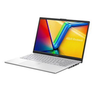 Asus VivoBook GO 15, 15.6", FHD, Ryzen 5, 8 GB, 512 GB, sudraba - Portatīvais dators