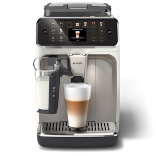 Philips Series 5500, white chromed - Espresso machine EP5543/90