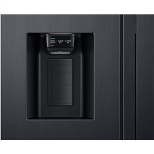 Samsung RS8000C, 634 L, height 178 cm, black - SBS-Refrigerator