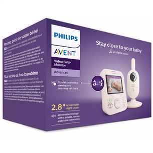 Philips Avent Video Advanced, bēša - Video aukle
