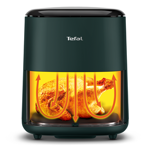 Tefal Easy Fry Max 5 L, 1500 W, tumši pelēka - Karstā gaisa friteris