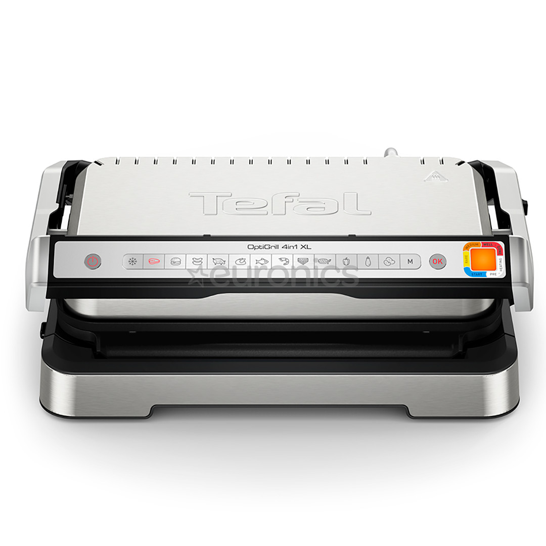 Tefal OptiGrill 4in1 XL, 2200 Вт, нерж. сталь - Электрический гриль
