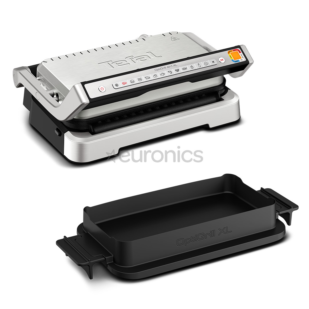 Tefal OptiGrill 4in1 XL, 2200 Вт, нерж. сталь - Электрический гриль
