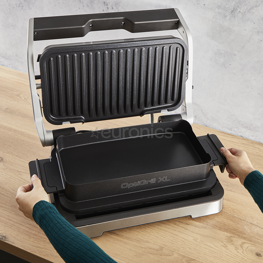 Tefal OptiGrill 4in1 XL, 2200 W, nerūsējošā tērauda - Elektriskais grils