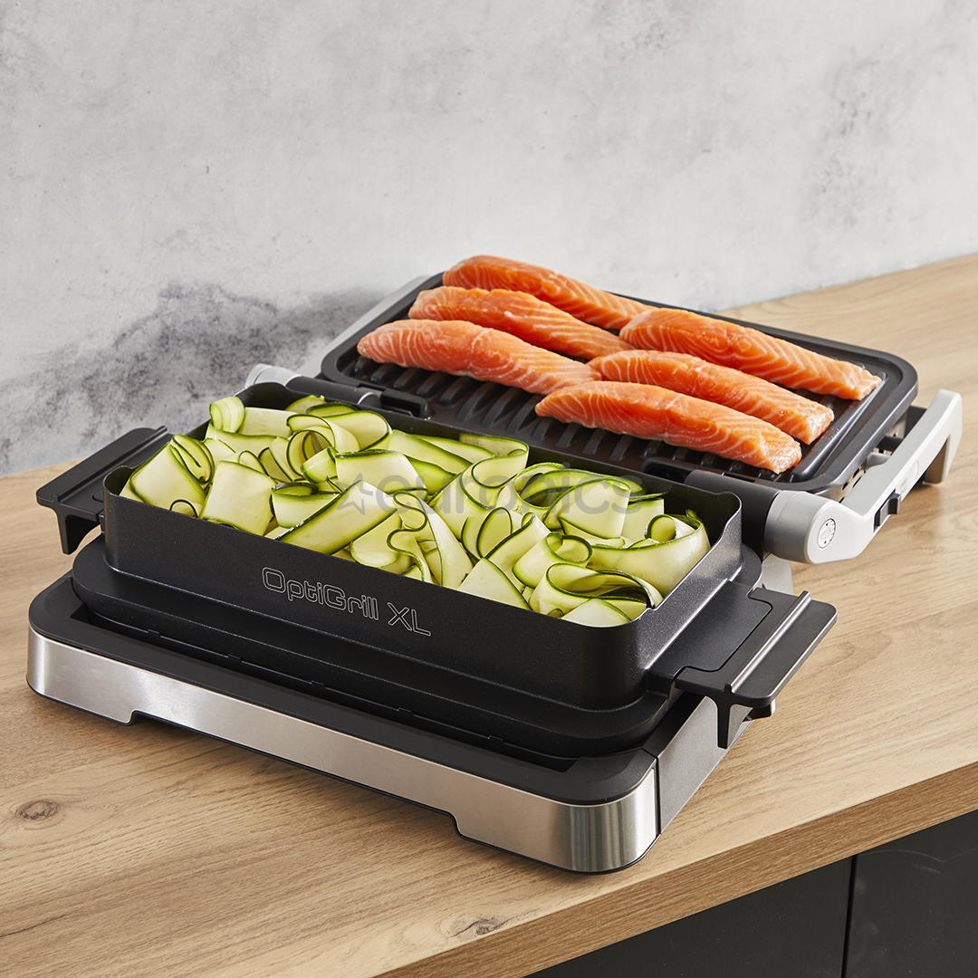 Tefal OptiGrill 4in1 XL, 2200 W, nerūsējošā tērauda - Elektriskais grils