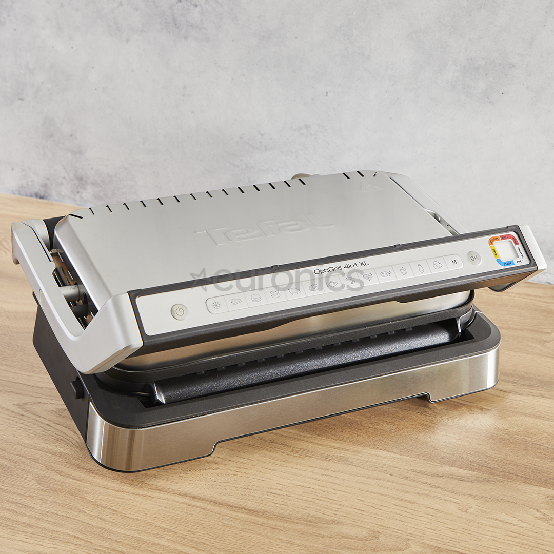 Tefal OptiGrill 4in1 XL, 2200 W, nerūsējošā tērauda - Elektriskais grils