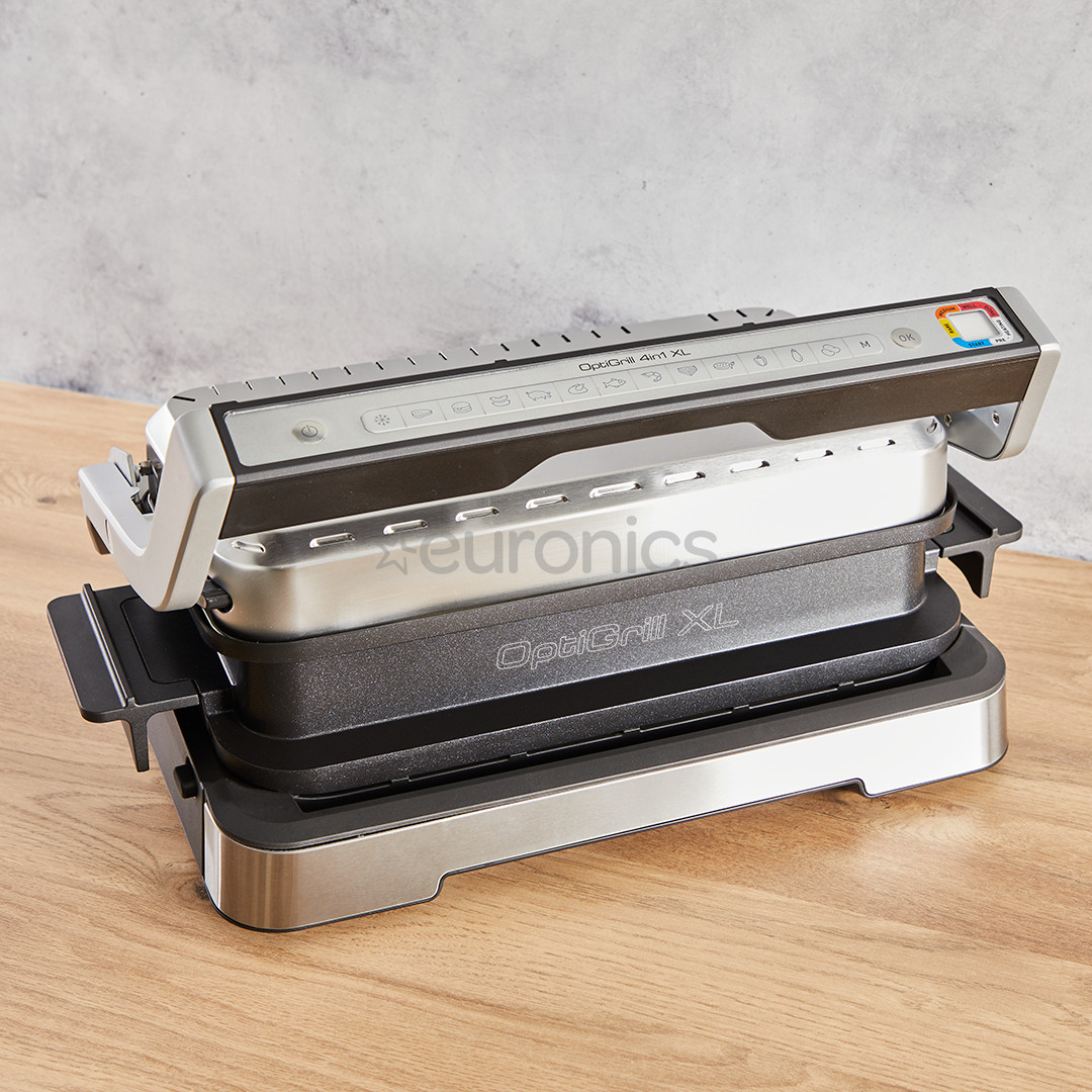 Tefal OptiGrill 4in1 XL, 2200 Вт, нерж. сталь - Электрический гриль