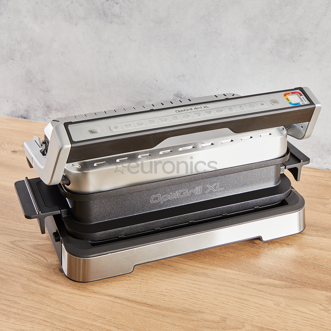 Tefal OptiGrill 4in1 XL, 2200 W, nerūsējošā tērauda - Elektriskais grils