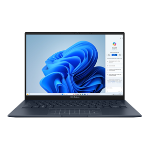 Asus ZenBook 14 OLED, 14", 3K, OLED, Core Ultra 9, 32 GB, 1 TB, ponder blue - Notebook