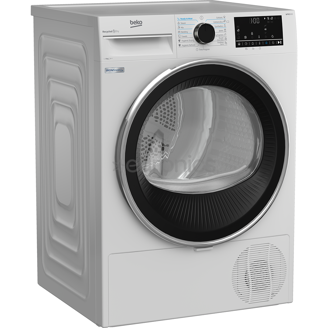 Beko, 8 kg, depth 60,5 cm - Clothes dryer