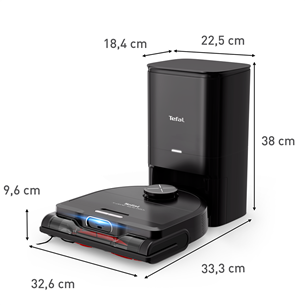 Tefal X-PLORER Serie 220+ Animal & Allergy, melna - Robots putekļu sūcējs