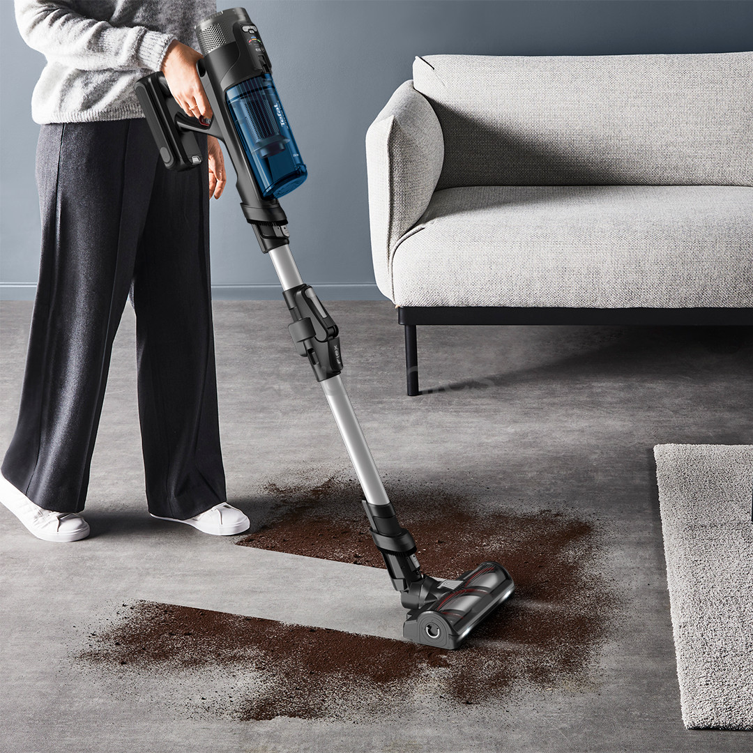Tefal X-Force Flex 13.60, Allergy Aqua, blue - Cordless vacuum cleaner