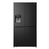 Hisense, Total NoFrost, 584 L, augstums 179 cm, melna - SBS Ledusskapis