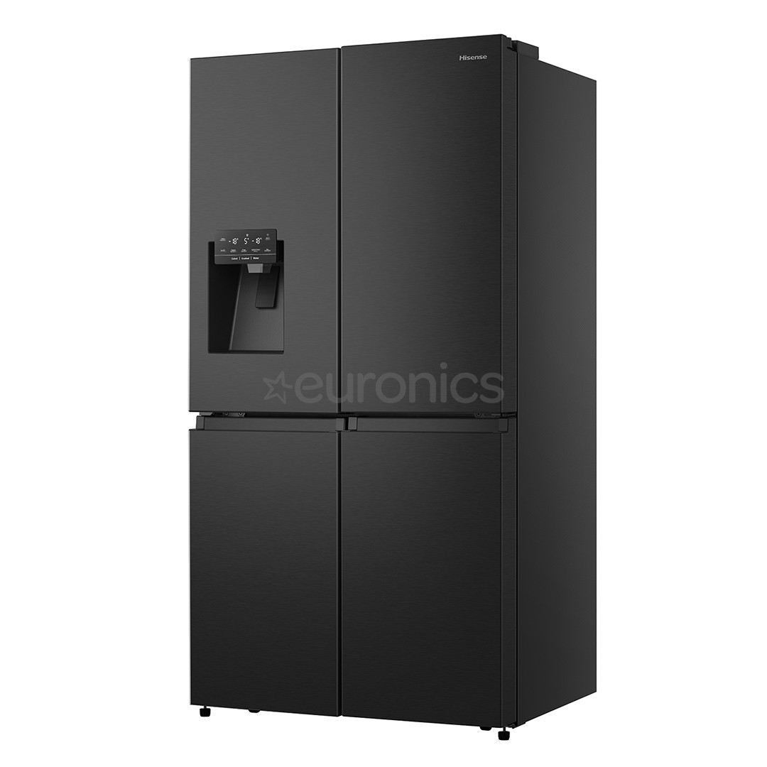 Hisense, Total NoFrost, 584 L, augstums 179 cm, melna - SBS Ledusskapis