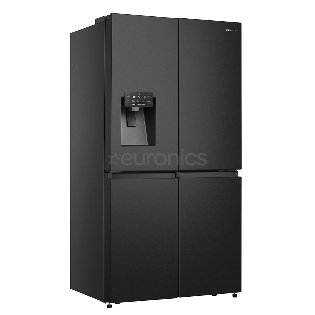 Hisense, Total NoFrost, 584 L, augstums 179 cm, melna - SBS Ledusskapis
