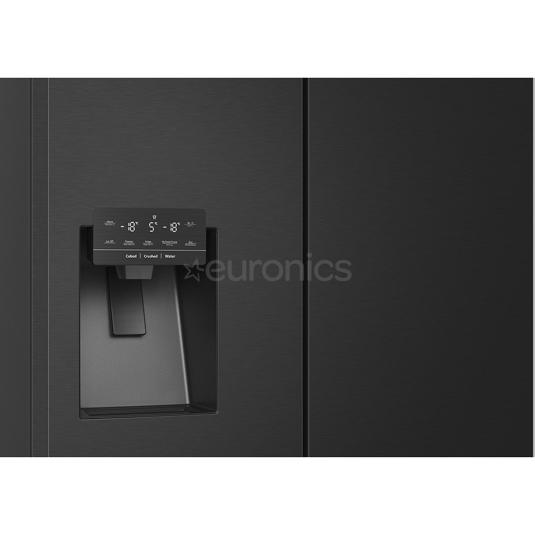 Hisense, Total NoFrost, 584 L, augstums 179 cm, melna - SBS Ledusskapis