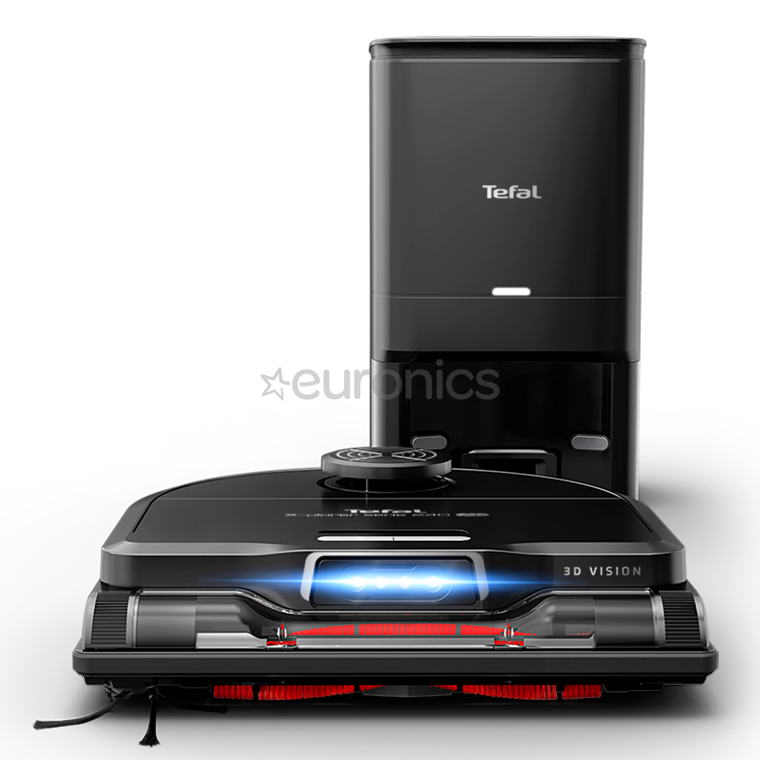 Tefal X-PLORER Serie 240+ AI, Animal & Allergy, melna - Robots putekļu sūcējs