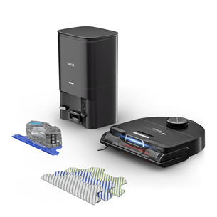 Tefal X-PLORER Serie 240+ AI, Animal & Allergy, melna - Robots putekļu sūcējs