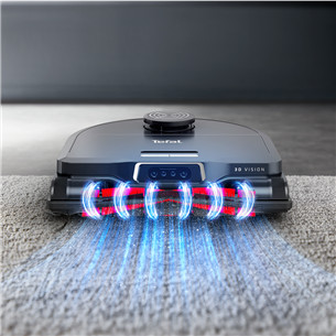 Tefal X-PLORER Serie 240+ AI, Animal & Allergy, melna - Robots putekļu sūcējs