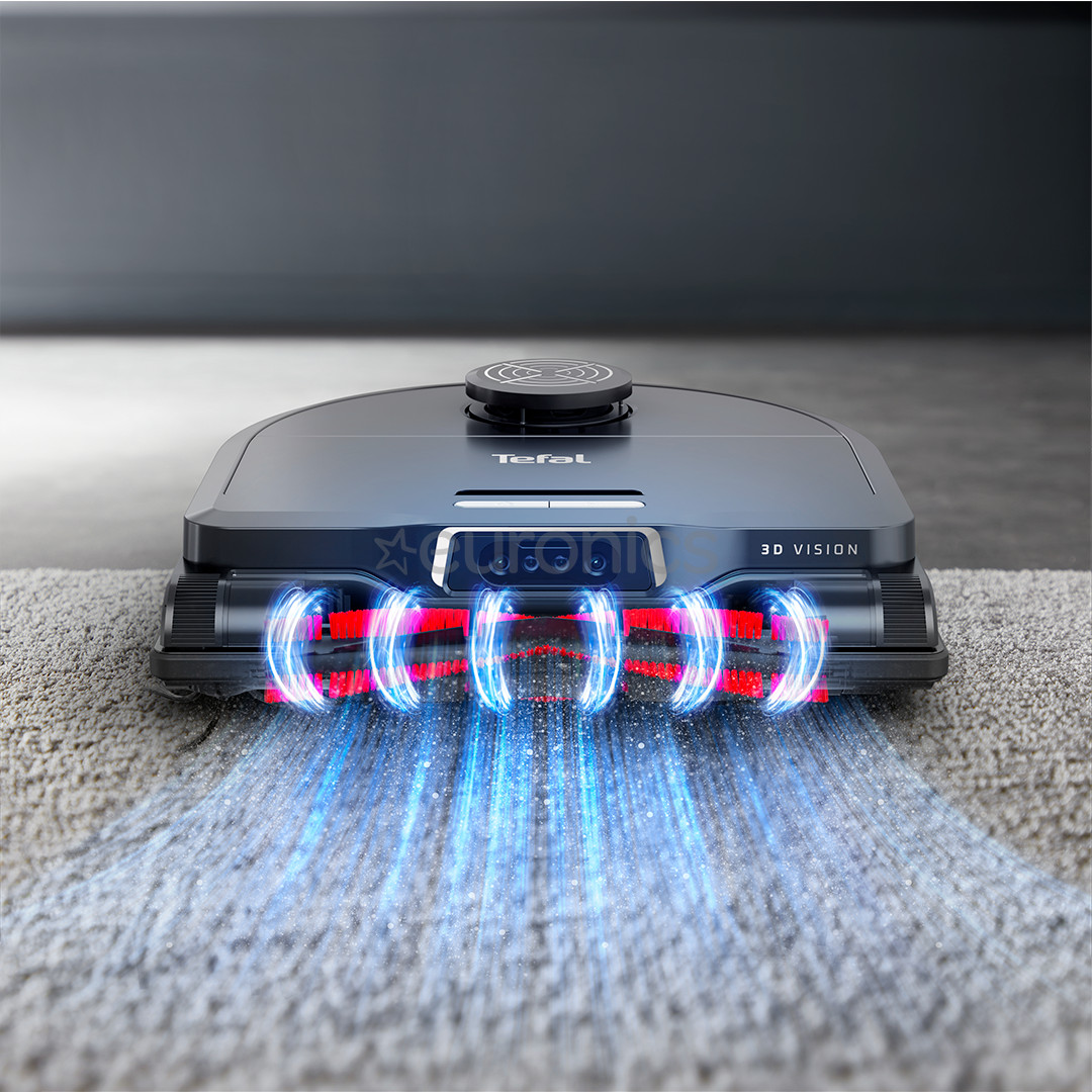 Tefal X-PLORER Serie 240+ AI, Animal & Allergy, melna - Robots putekļu sūcējs