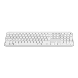 Logitech Signature Slim K950, US, balta - Bezvadu klaviatūra