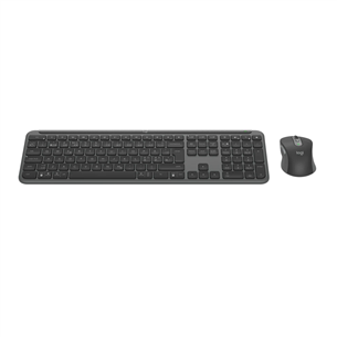 Logitech Signature Slim Combo MK950, SWE, melna - Bezvadu klaviatūra ar peli