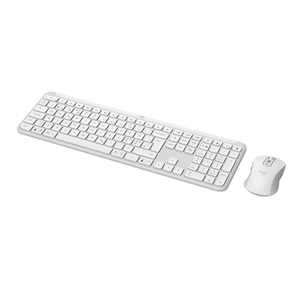 Logitech Signature Slim Combo MK950, SWE, balta - Bezvadu klaviatūra ar peli