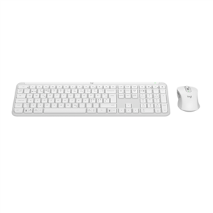 Logitech Signature Slim Combo MK950, US, balta - Bezvadu klaviatūra ar peli