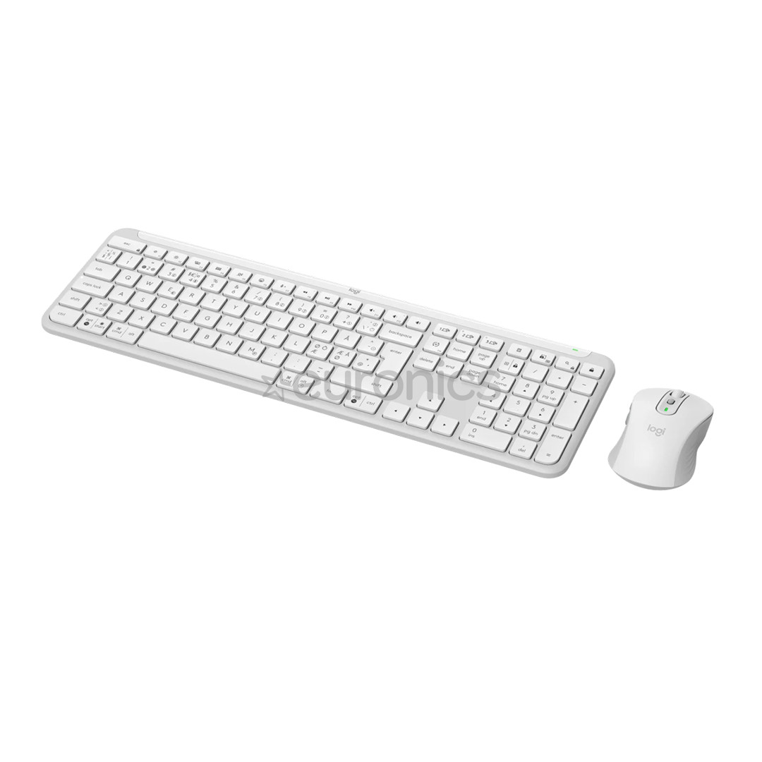 Logitech Signature Slim Combo MK950, US, белый - Беспроводной десктоп