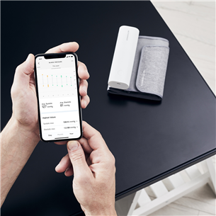 Withings BPM Connect, Wi-Fi, pelēka - Asinsspiediena mērītājs