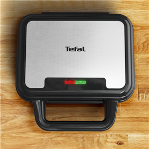 Tefal UltraCompact 3 в 1, серый/черный - Вафельница, контактный тостер и пресс для панини