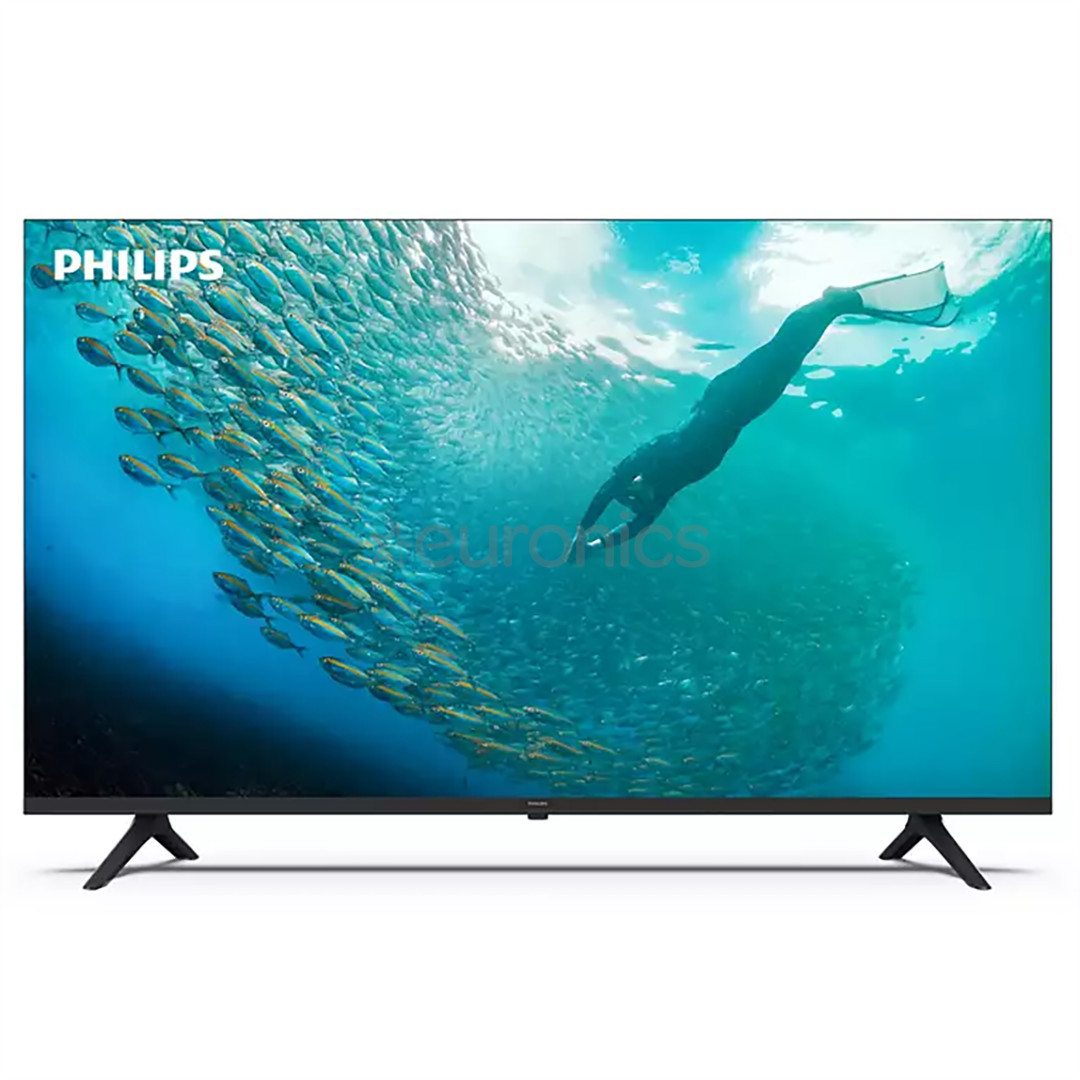 Philips PUS7009, 65'', 4K UHD, LED LCD, melna - Televizors