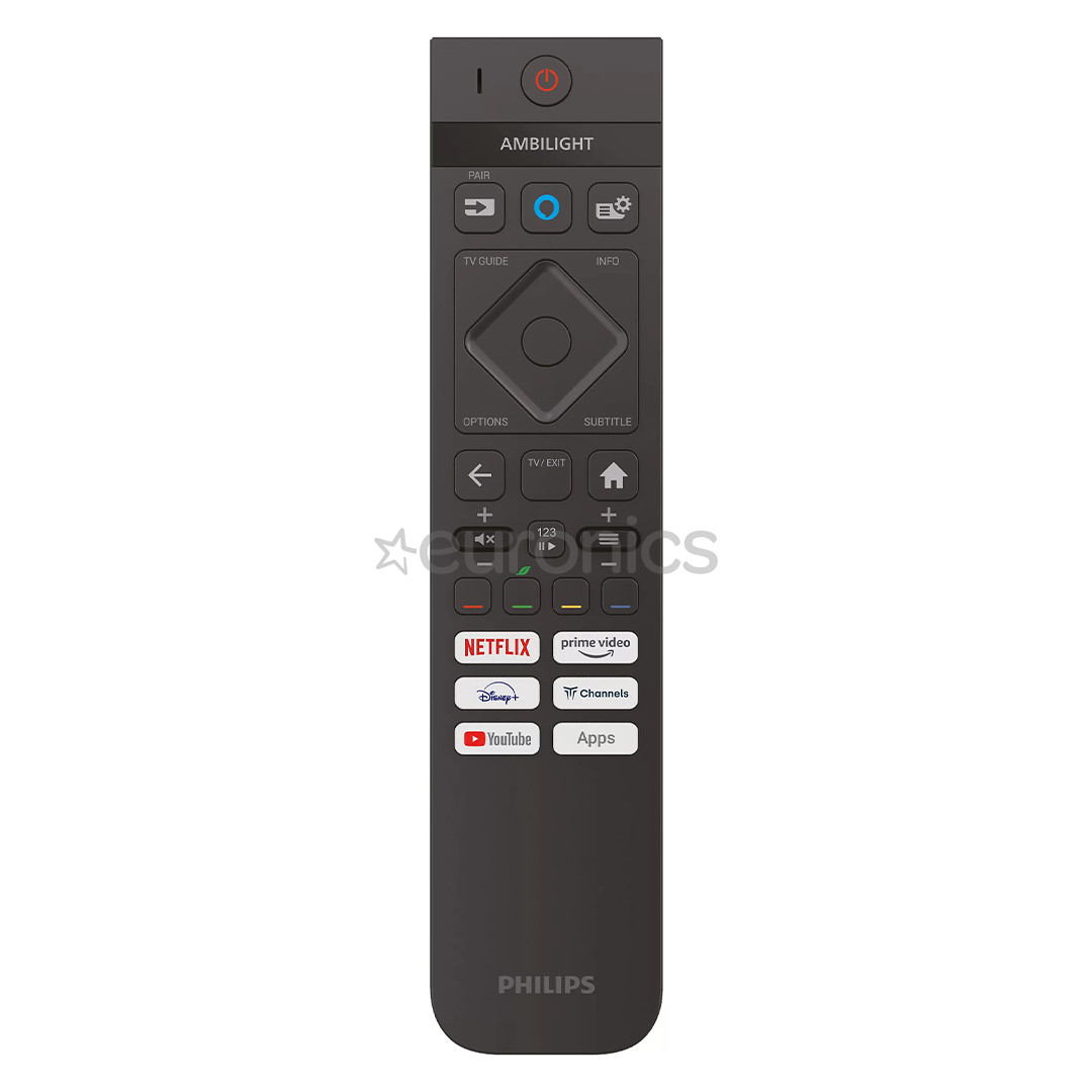Philips PUS8319, 55", 4K UHD, LED LCD, melna - Televizors