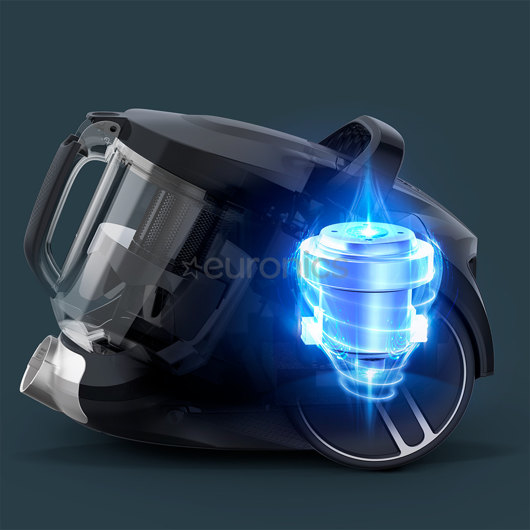 Tefal Compact Power XXL, 900 W, bez maisiņa, melna - Putekļu sūcējs